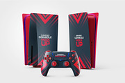 PS5 Console & Controller Mockup Set, a Product Mockup by Deeplab (Thumbnail 8 of 12)