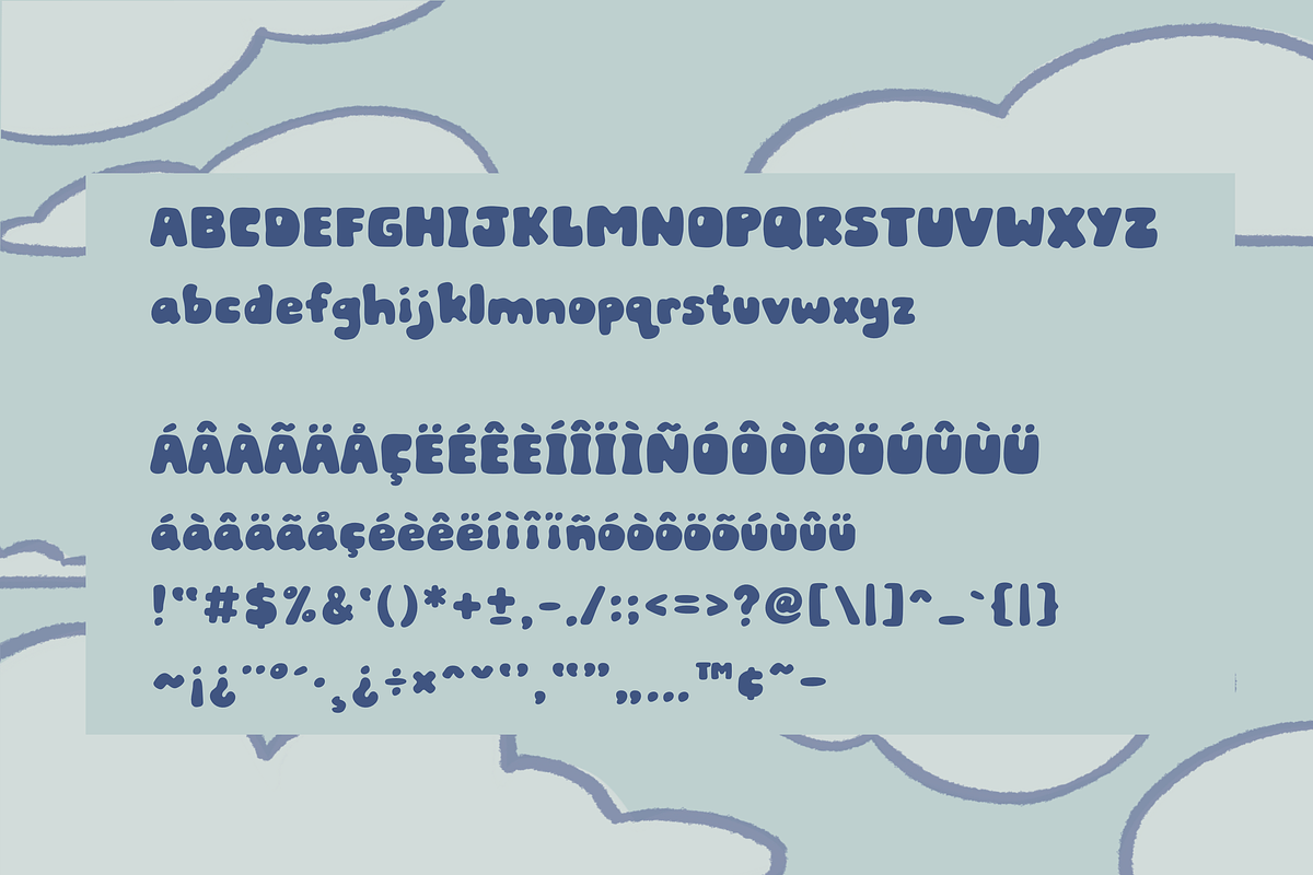Cloudy + Stormy Day Bundle, a Handwritten Font by JillianDeGrieIllustration (Photo 3 of 8)