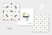 Boom! Thunderbolt Patterns & Prints, a Pattern Graphic by AllNikArt (Thumbnail 2 of 5)