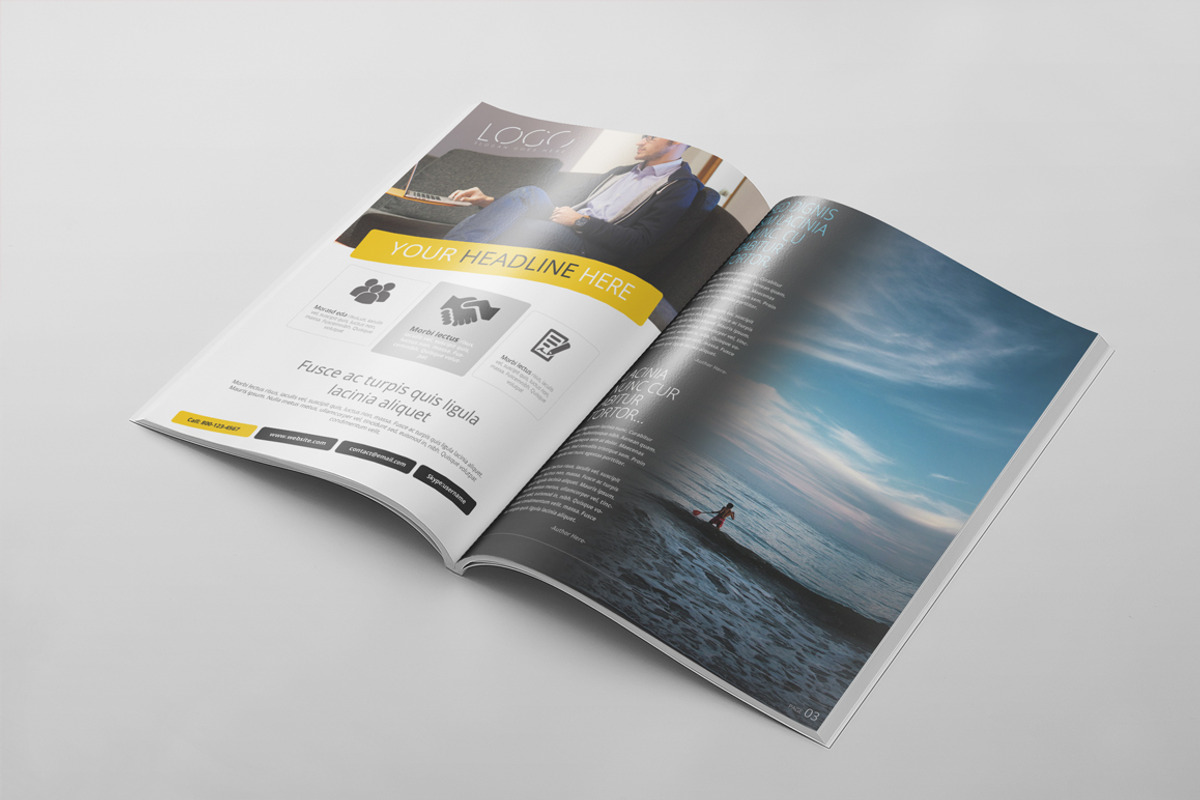 Magazine Template 34, a Magazine Template by pmvch (Photo 3 of 10)