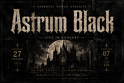 Astrum Black – Gothic Blackletter, a Blackletter Font by Wow Magic (Thumbnail 4 of 4)