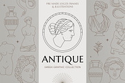 Antique Greek Graphic collection, an Illustration by ms Julia Nova (Thumbnail 1 of 5)