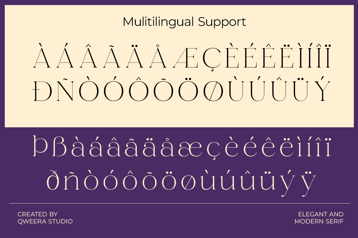 Annagia - Modern Elegant Luxury, a Serif Font by Qweera Studio (Photo 9 of 12)