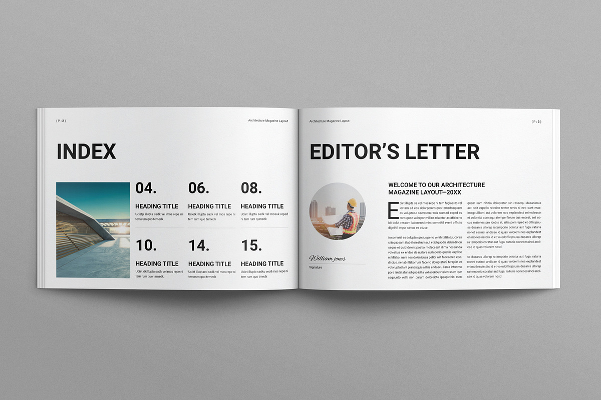 Architecture Magazine Landscape, a Magazine Template by E-Type (Photo 2 of 7)