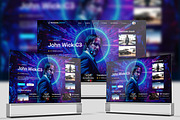 4K OLED TV Mockup, a Product Mockup by Design by Mirko (Thumbnail 5 of 8)