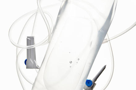 saline solution IV on white, a Health & Medical Photo by IriGri