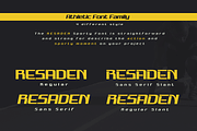 RESADEN | Athletic Font, a Font by twinstd (Thumbnail 4 of 15)