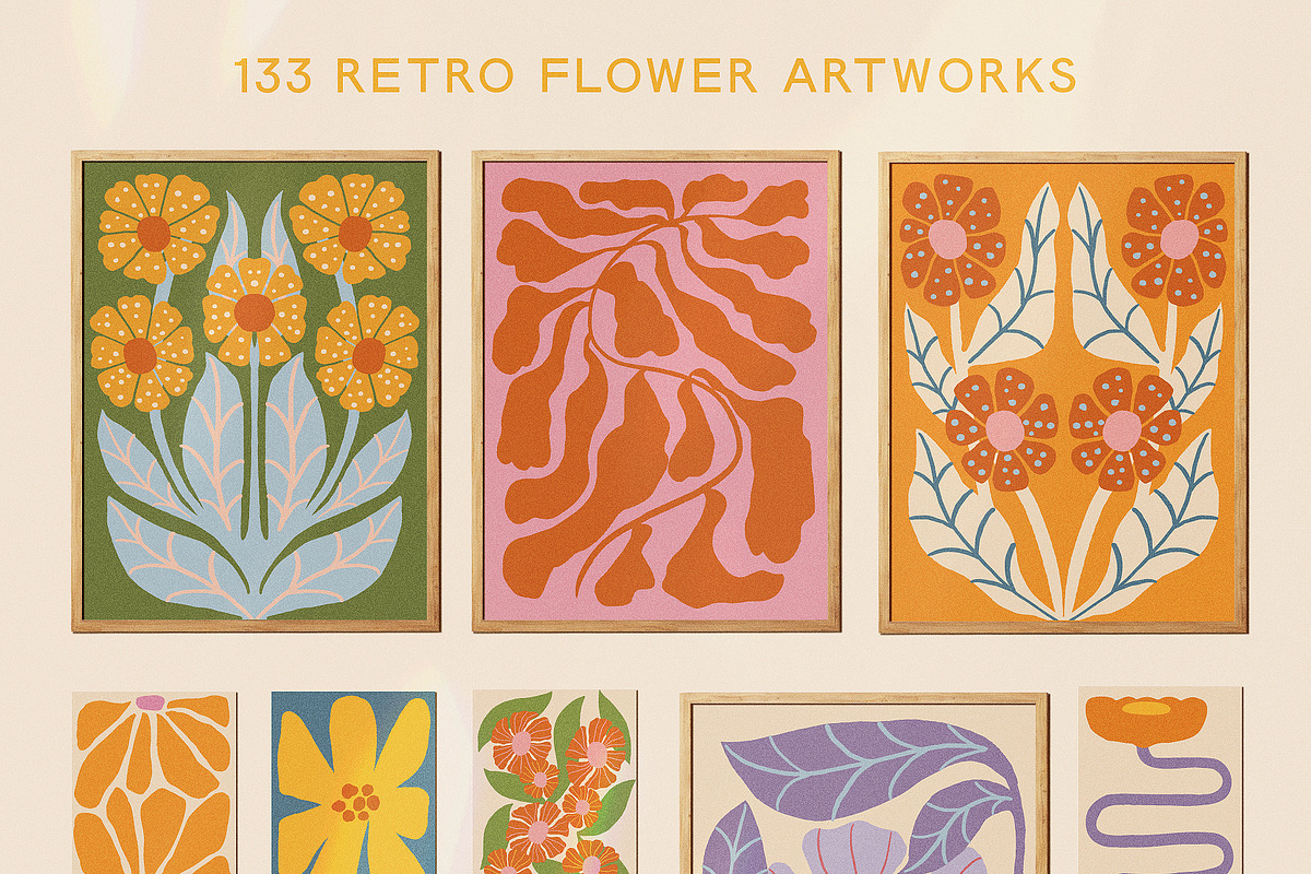 Modern Hand-drawn Wall Art Bundle, a Graphic by Ayya Studio (Photo 6 of 68)