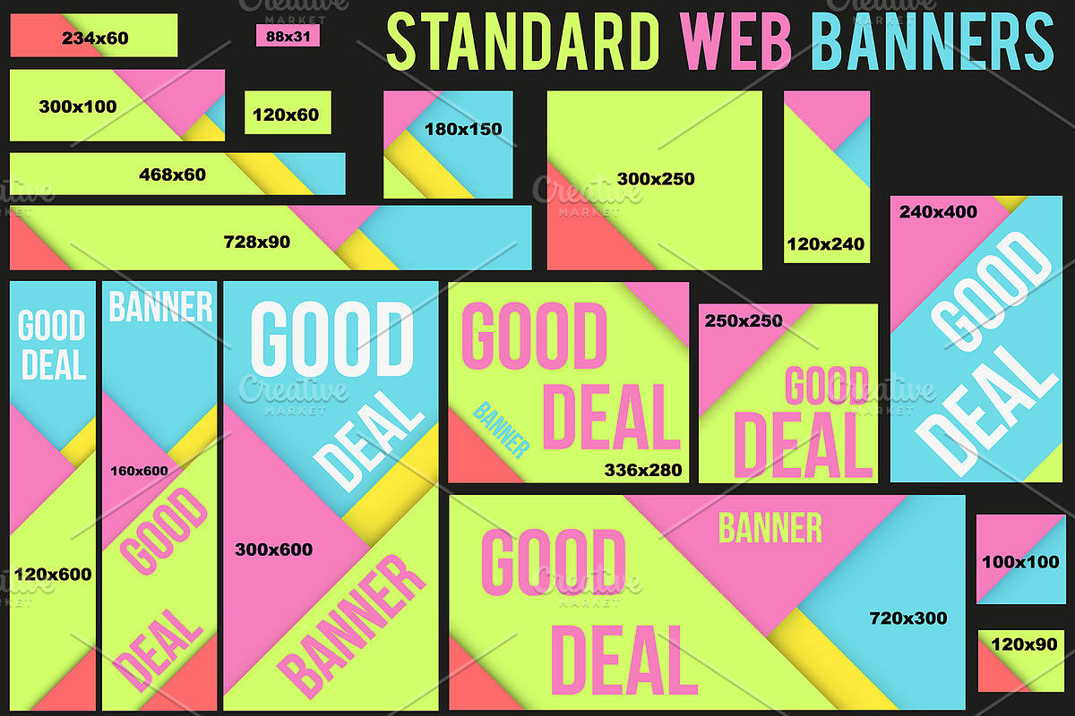 Bright Web Banners Templates, a Websites & App Template by Vitamin