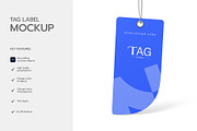 Premium Label Tag Mockup PSD, a Product Mockup by graphypix (Thumbnail 2 of 4)