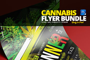 Cannabis Flyer BUNDLE, a Flyer Template by Maioriz Shop (Thumbnail 4 of 5)