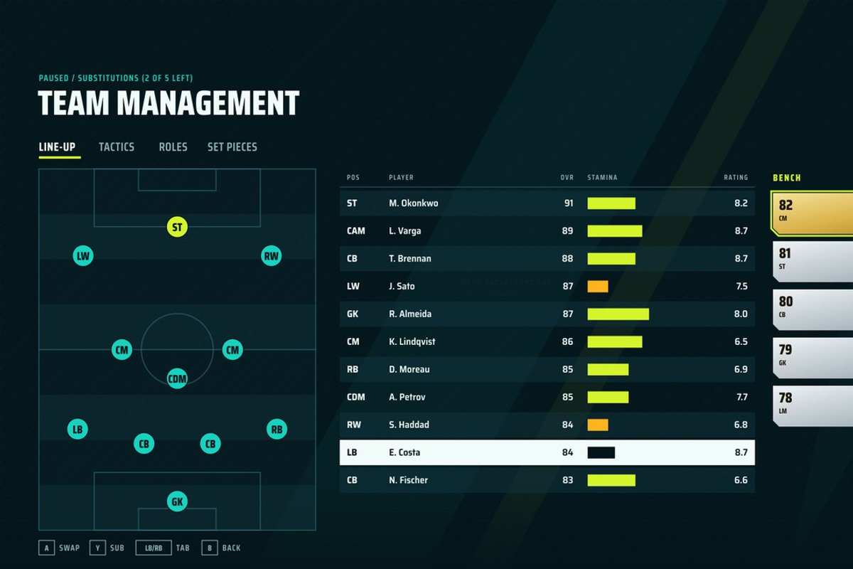 Football Game UI Kit, 100 Screens, an UI Kit Template by pawellpi (Photo 40 of 117)