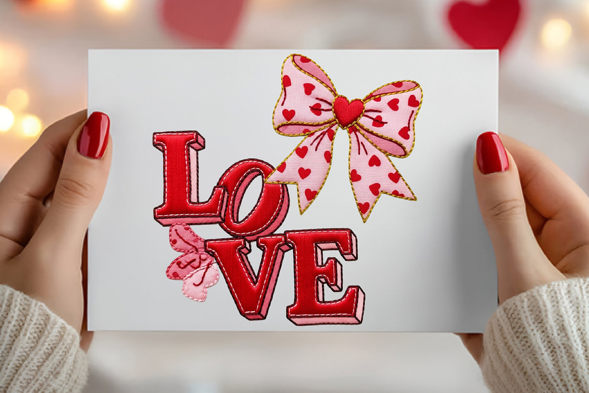 Love Embroidery PNG, Valentine's Day, an Illustration by Canvas Craft (Photo 5 of 6)