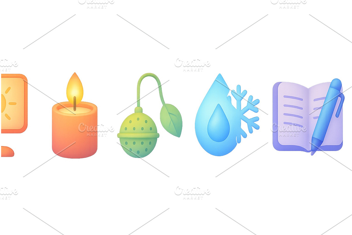 Creative collection of minimalistic, a Technology Illustration by ZinetroN