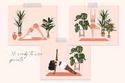 Yoga Poses Illustrations Collection, a Healthcare Illustration by Katerina Osa (Thumbnail 2 of 12)