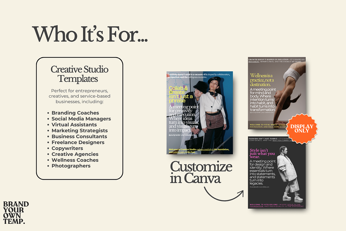 Branding and Social Media Templates, a Templates & Theme by BYOTstudios (Photo 10 of 11)
