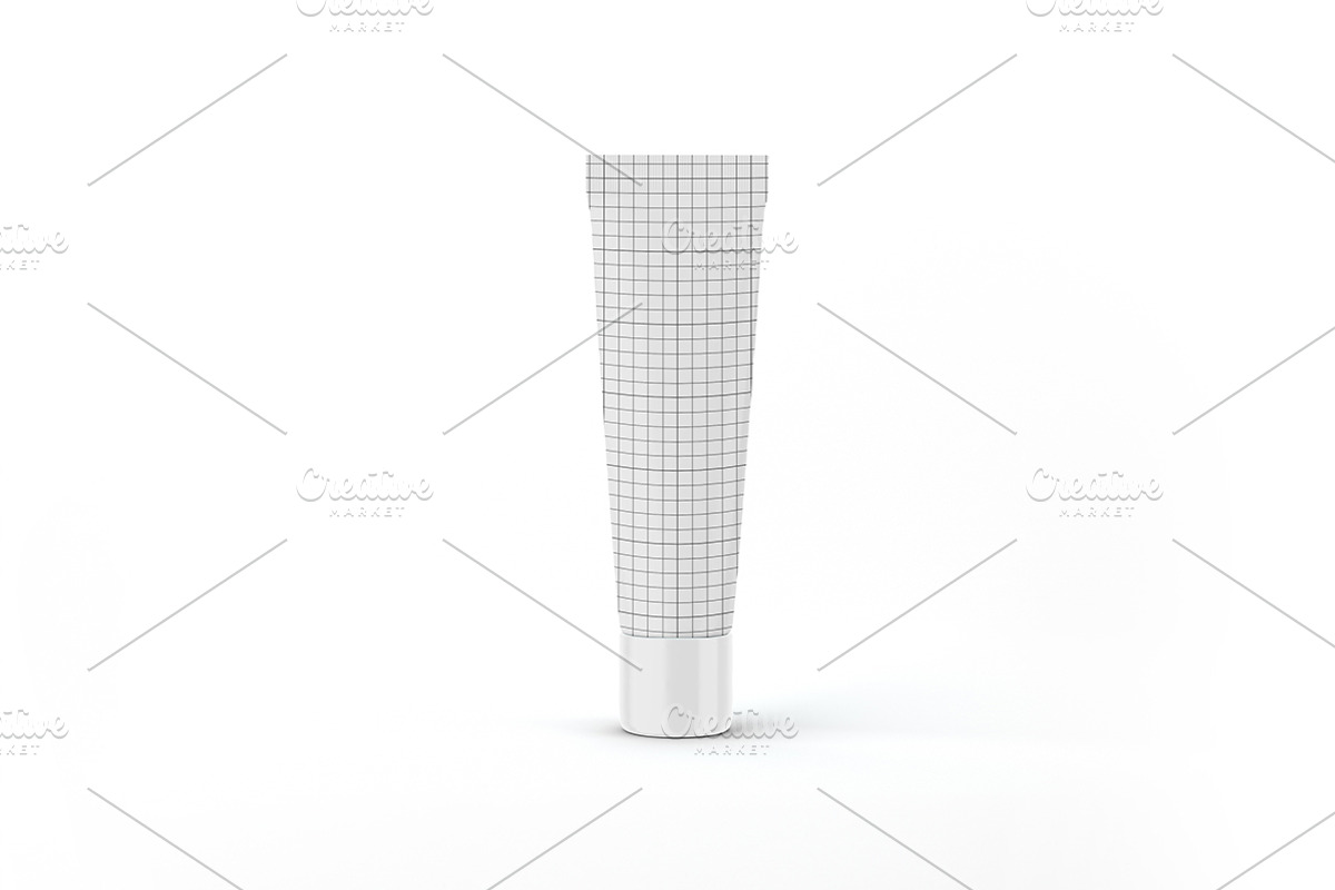 Hand Cream Tube Mockup, a Packaging Mockup by Qaleb Studio