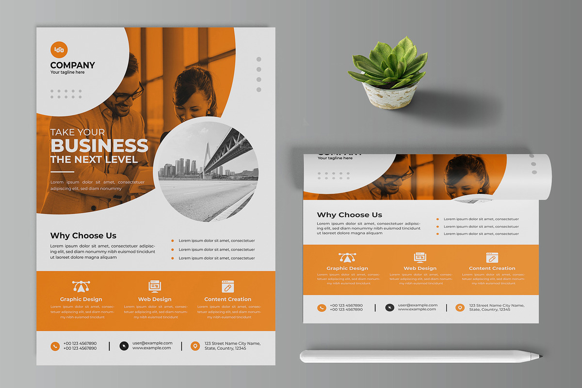 Business Flyer Layout, a Flyer Template by MightyDesign (Photo 2 of 7)