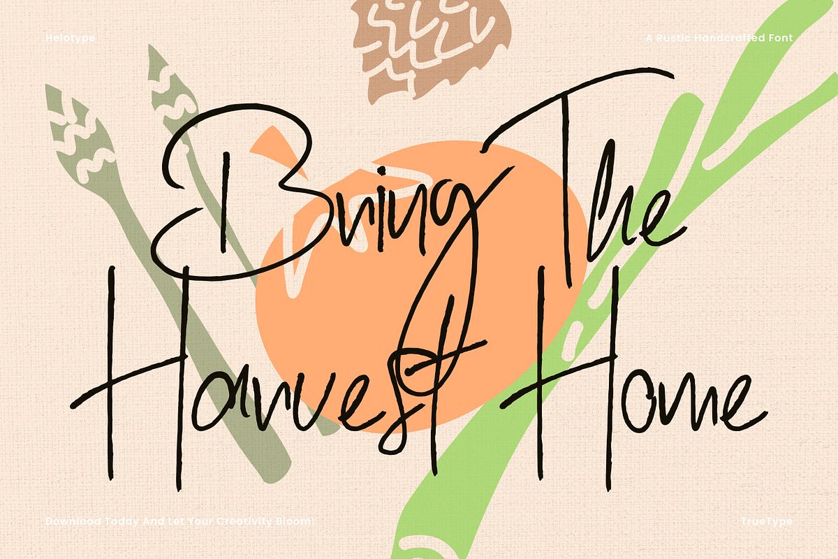 Rustic Harvest Bundle, a Handwritten Font by Helotype (Photo 7 of 7)