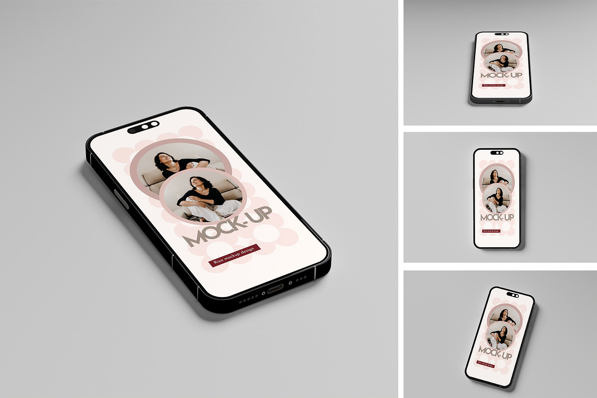 iphone 15 pro, an iPhone Mockup by kebunmockup (Photo 1 of 5)