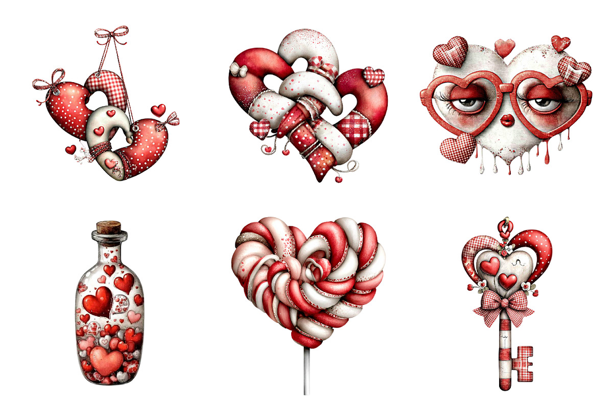 Valentine's Clipart, an Illustration by Design Market (Photo 5 of 5)
