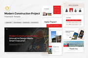 Modern Construction Project Slides, a Presentation Template by Antstheme (Thumbnail 1 of 2)