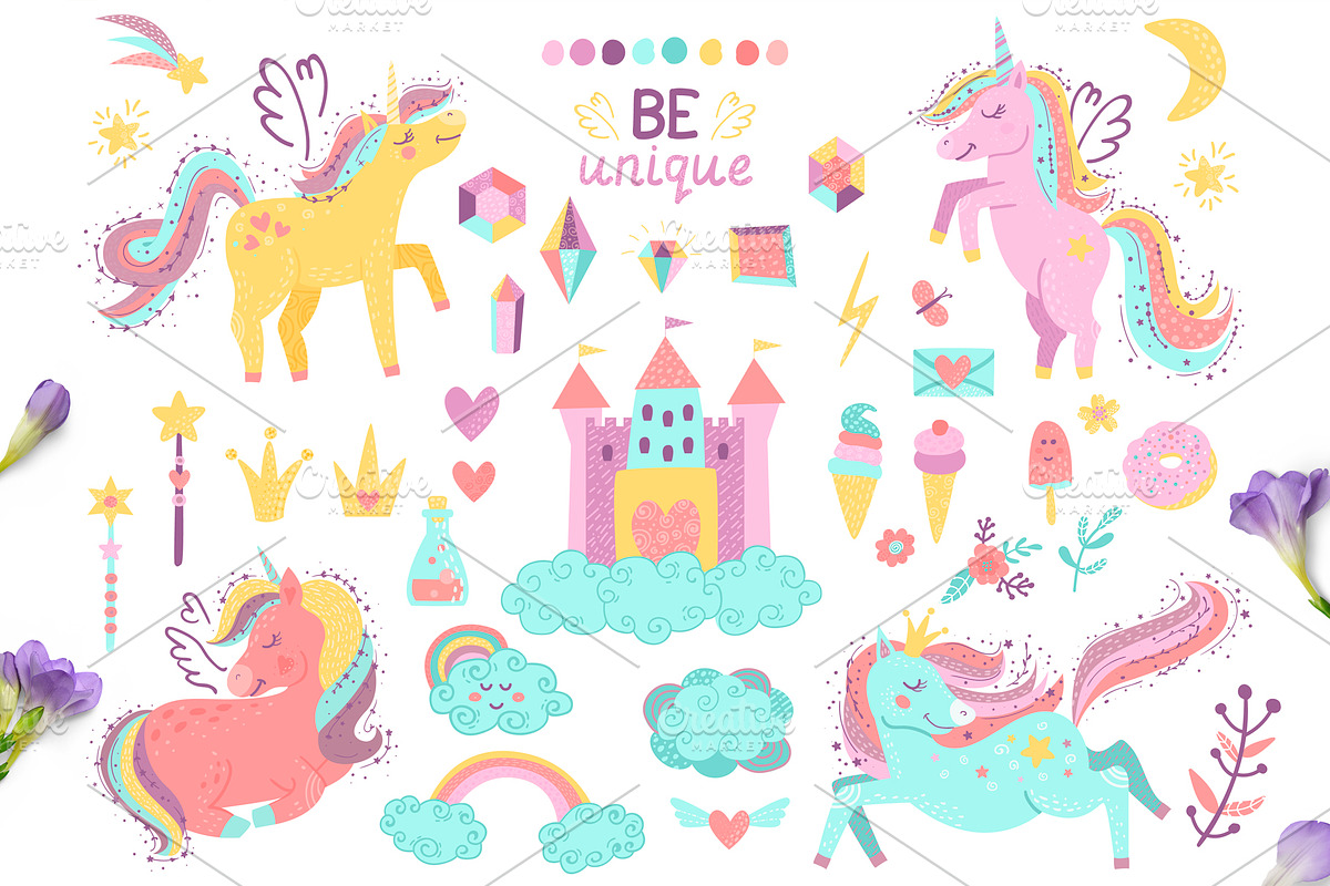 Magic unicorns, a Wallpaper Graphic by Nafanya (Photo 2 of 11)