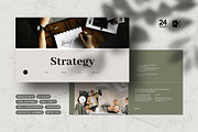 Business Strategy PowerPoint, a Presentation Template by White Graphic (Thumbnail 1 of 8)