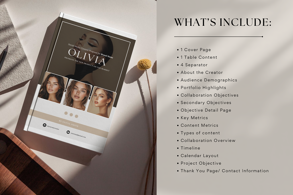 Canva Social Media Proposal Template, a Marketing Template by Bonita Digital Design (Photo 4 of 9)