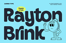 Rayton Brink - Rounded Sans Font