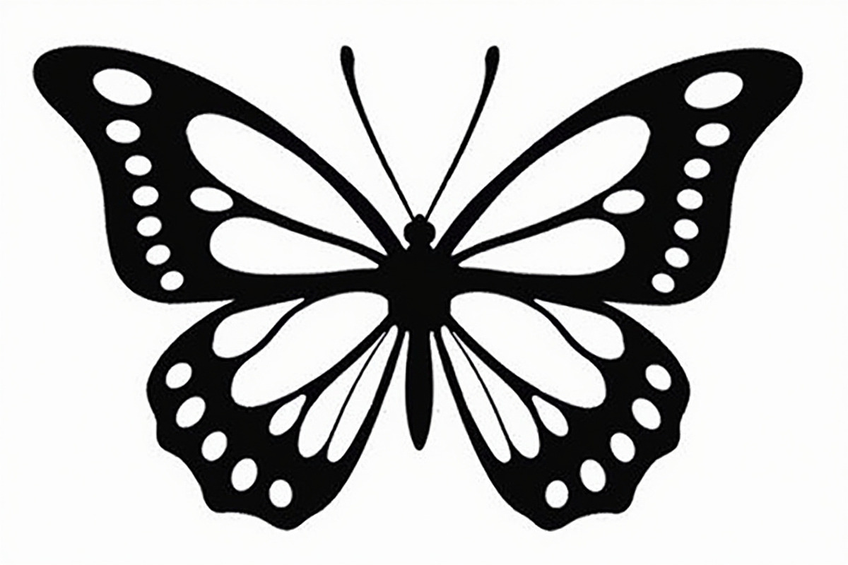 butterfly laser cut design, an Illustration by BIPLOB EXPERT (Photo 2 of 13)