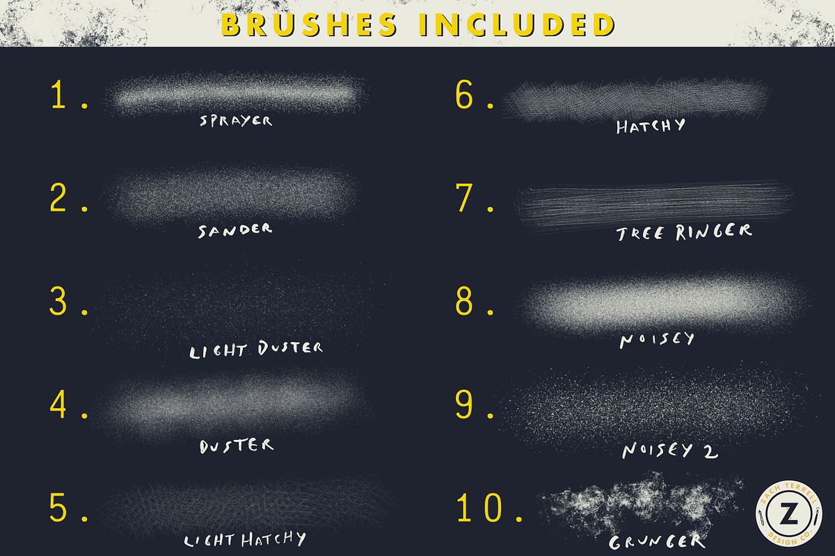 Procreate Texture Brush Pack preview 4