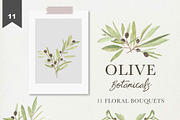 OLIVE BOTANICALS Watercolor & Line, a Work Illustration by Momo Studio (Thumbnail 3 of 15)