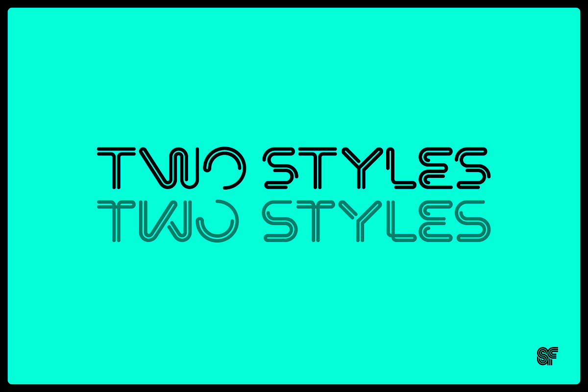 NEON | Display | 2 Styles | 1 Font, a Sans Serif Font by Superfried Font Shop (Photo 5 of 8)