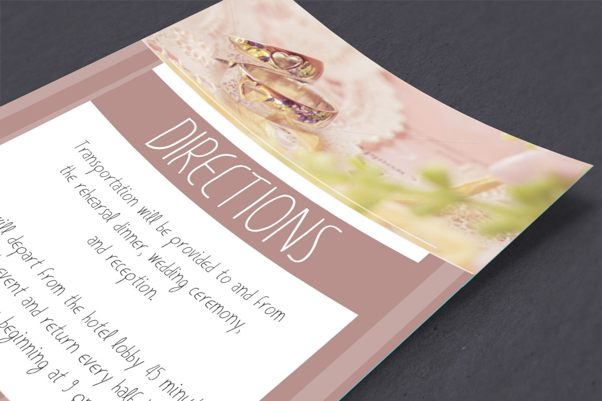 Wedding Set - Invitation & Branding, an Invitation Template by Elegrad Design Agency (Photo 6 of 10)