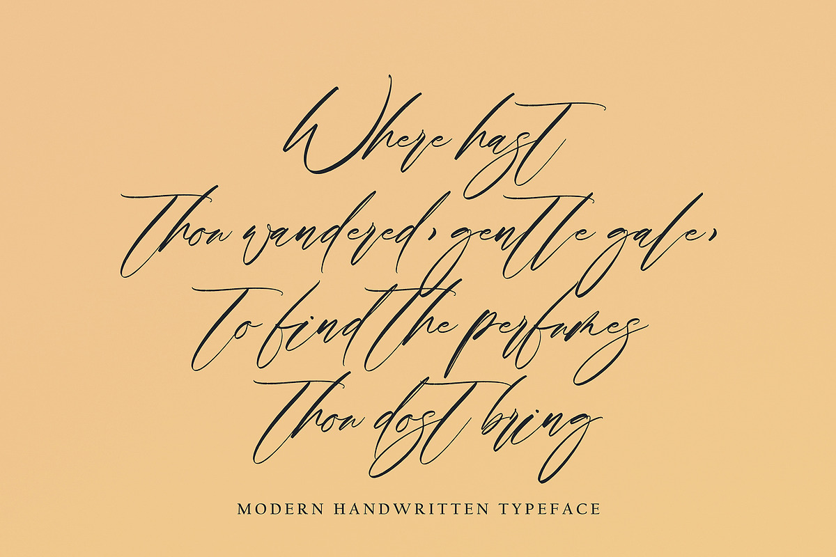 Horeythonas, a Handwritten Font by pineungtype (Photo 4 of 8)