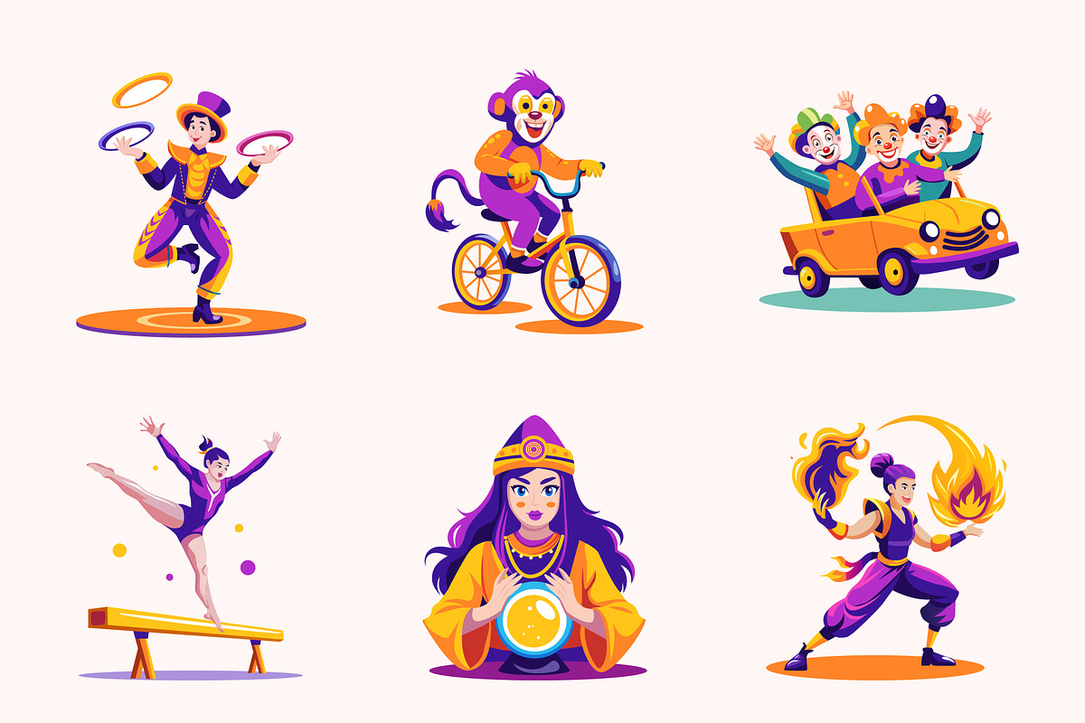 Circus Performer Illustrations, a Person Illustration by Vectors Market (Photo 10 of 10)