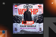 06 Church Worship Flyer Bundle, a Flyer Template by Shajib Shikder (Thumbnail 4 of 7)