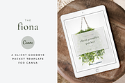 Fiona Client Goodbye Packet Template, a Presentation Template by Atlas & Anchor Designs (Thumbnail 1 of 8)