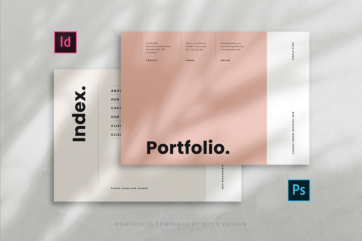 Graphic Design Portfolio, a Brochure Template by Occy Design (Photo 1 of 12)