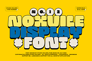 SG - NOXVILE Display Font, a Sans Serif Font by Studio Gulden (Thumbnail 1 of 15)