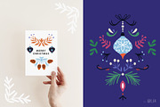 Ornate Christmas | floral clipart, an Illustration by Olia (Thumbnail 3 of 14)