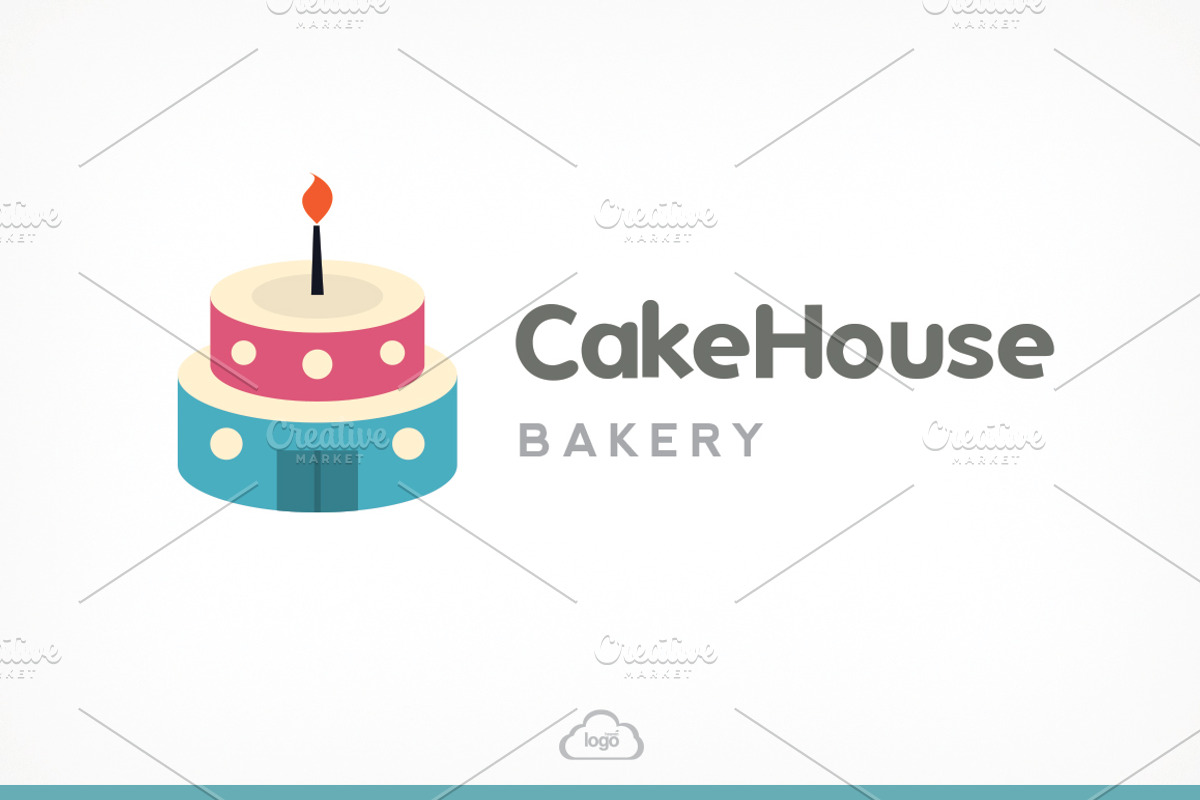 Cake House Bakery Logo Template, a Branding & Logo Template by Logo Heaven (Photo 2 of 5)