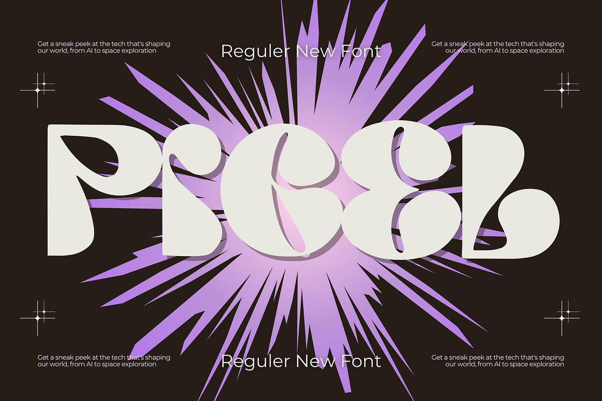 Pigel, a Font by maghrib (Photo 1 of 6)