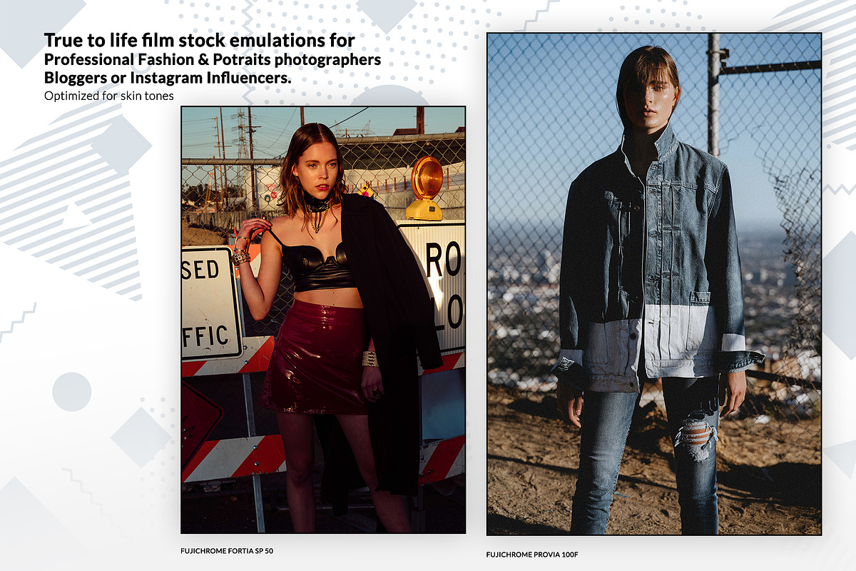 80+ Portrait Film Lightroom Presets., an Action Add-On by filmcamera_presets (Photo 2 of 7)