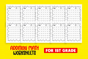 1st Grade Addition Problem worksheet, a Stationery Template by Graphic Template (Thumbnail 2 of 3)