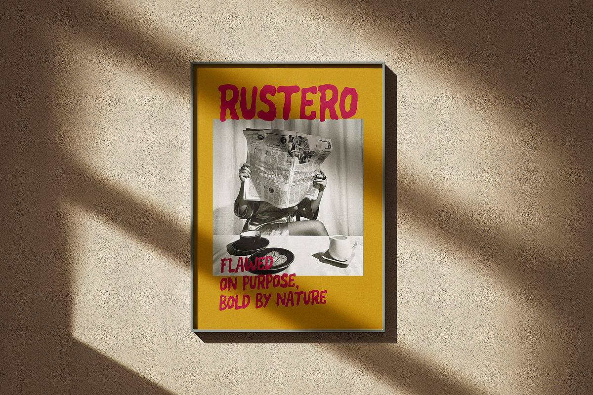 Rustero - Quirky Display font, a Handwritten Font by Typeparties (Photo 7 of 11)