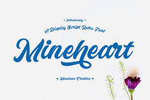 Mineheart Retro Script Font