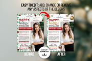 Real Estate Happy Holidays Flyer, a Flyer Template by CreativeVinesStore (Thumbnail 3 of 5)