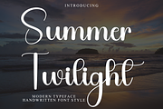 Summer Twilight, a Handwritten Font by InermediaSTUDIO (Thumbnail 1 of 8)